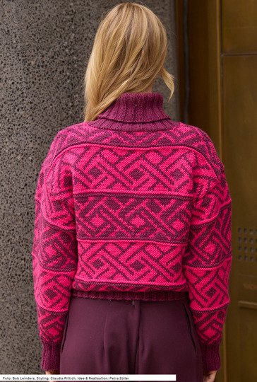 Pulli mit Jacquardmuster