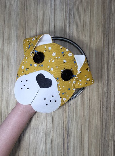 PDF Kitchen Dog PotHolder Sewing Pattern Oven Mitt Pattern Animal Potholder