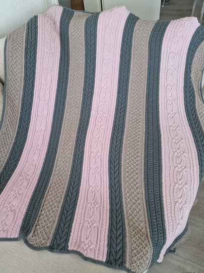 Strickanleitung für die Decke "Celtic Dreams"