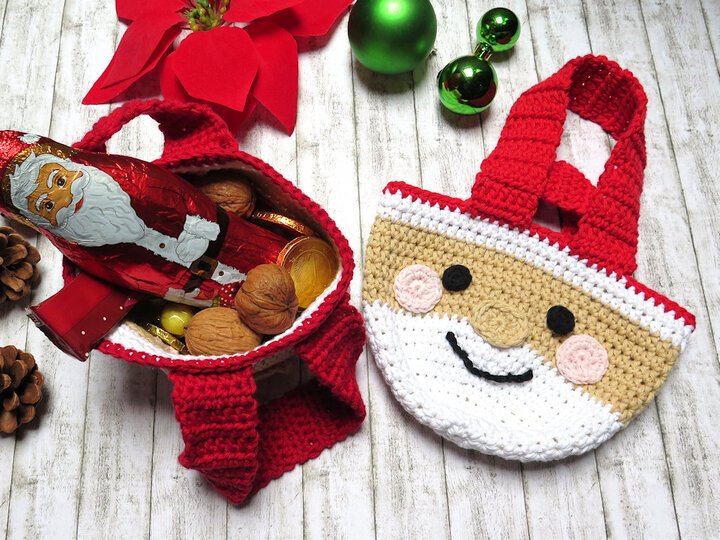 Pattern Pack: Knot Bags - Xmas - Crochet Patterns