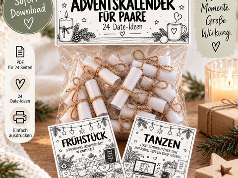 Adventskalender für Paare | 24 Date-Ideen für die Adventszeit