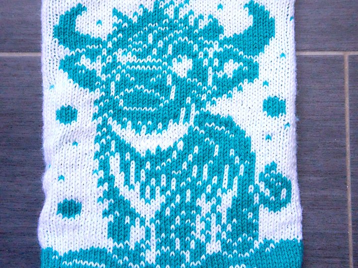 Strickanleitung XXL-Weihnachtstrumpf "Winterzeit" (2 Fußdesigns!)