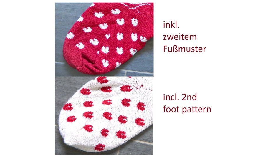 Strickanleitung XXL-Weihnachtstrumpf "Winterzeit" (2 Fußdesigns!)