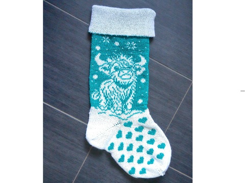 Strickanleitung XXL-Weihnachtstrumpf "Winterzeit" (2 Fußdesigns!)