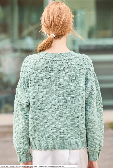 Pullover mit Schachbrettmuster