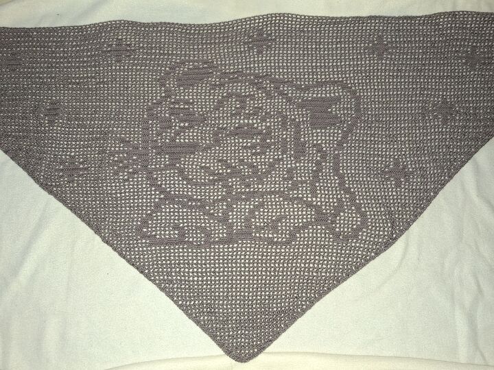Häkelanleitung Motivtuch kleiner Tiger