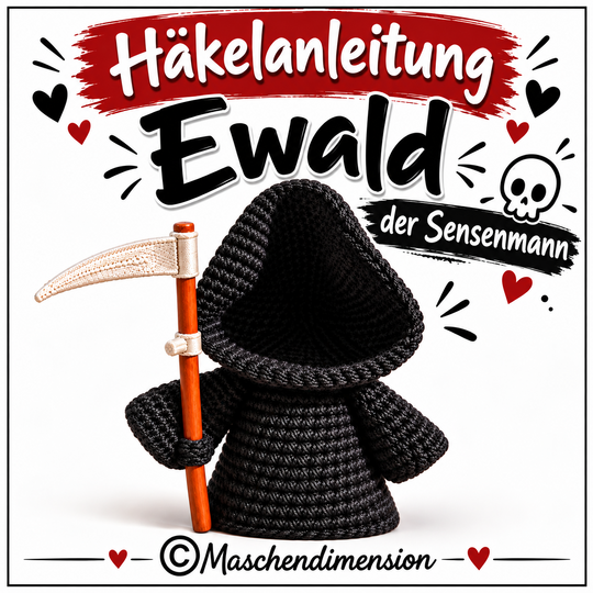 Ewald der Sensenmann - Häkelanleitung