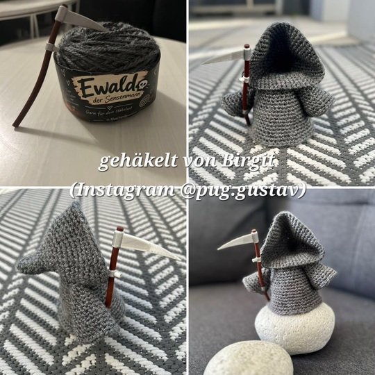 Ewald der Sensenmann - Häkelanleitung