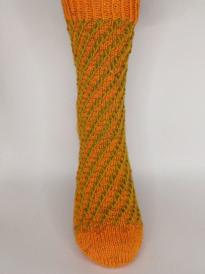 Fixe Quicky Ferse "Fuchspfad" mit Hebemaschen, 4-fach, Toe Up, Gr.34-47