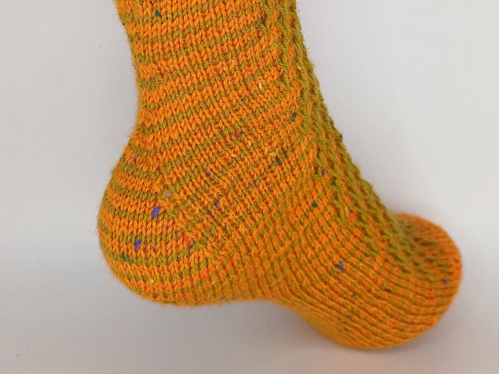 Fixe Quicky Ferse "Fuchspfad" mit Hebemaschen, 4-fach, Toe Up, Gr.34-47