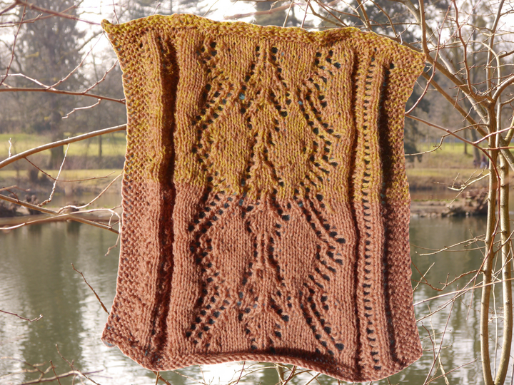 Strickanleitung für Lacemustertuch Kinki