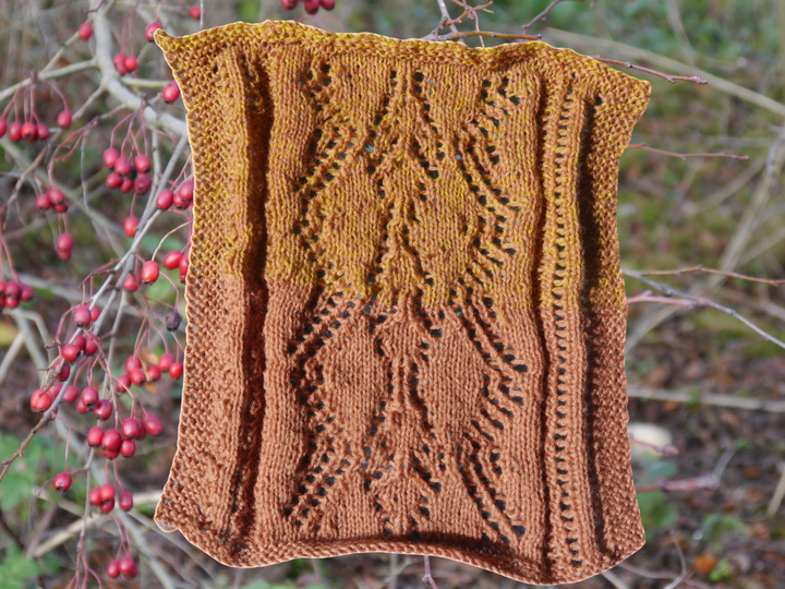 Strickanleitung für Lacemustertuch Kinki