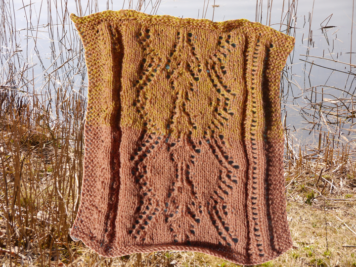 Strickanleitung für Lacemustertuch Kinki