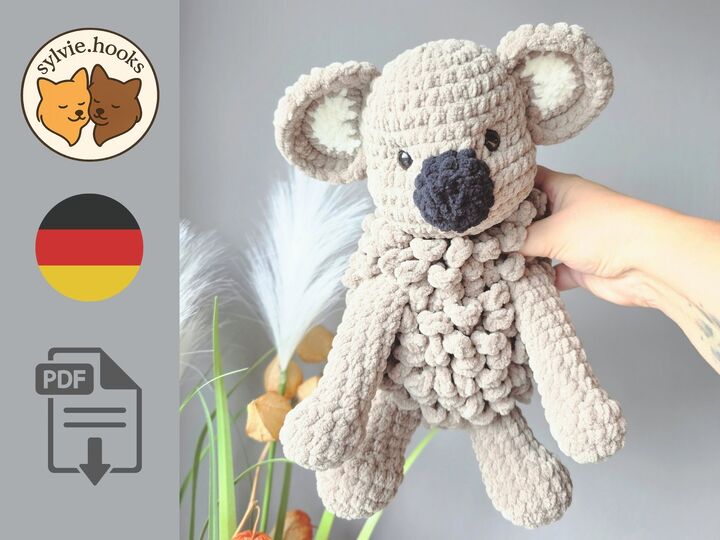 Häkelanleitung Baby Koala