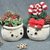 Crochet Pattern Cute Christmas Pots