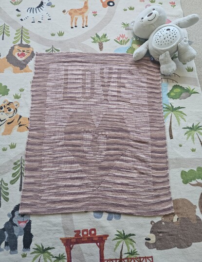 Love Heart Baby Blanket