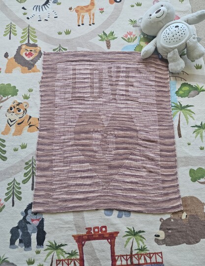 Love Heart Baby Blanket