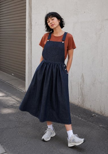 Dungaree Dress Sewing Pattern Ladies Kylie XS-XXXL Juliana Martejevs