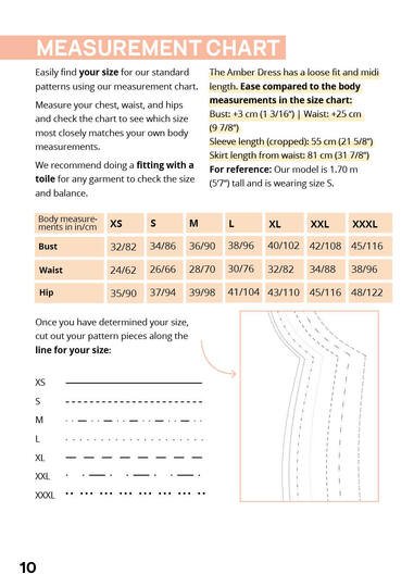 Midi Dress Sewing Pattern Amber with bows Juliana Martejevs sewing tutorial