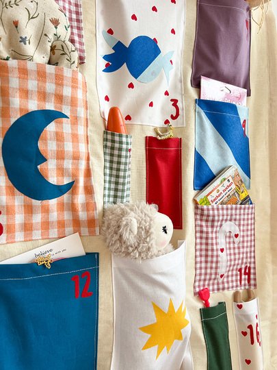 DIY Advent Calendar Sewing Pattern for Christmas Juliana Martejevs Easy