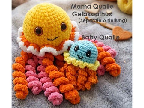 Häkelanleitung: Baby Qualle