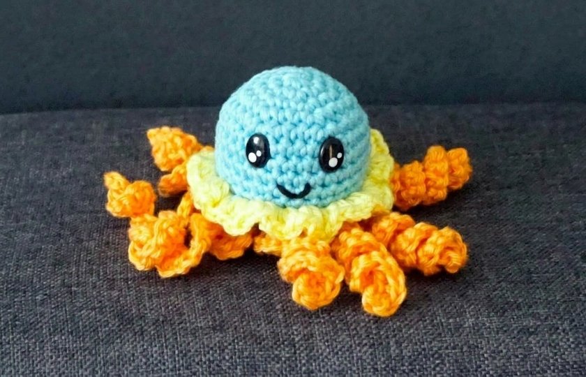 Häkelanleitung: Baby Qualle