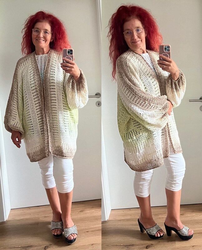 Häkelanleitung Hexagon Jacke Pia - Bild 10