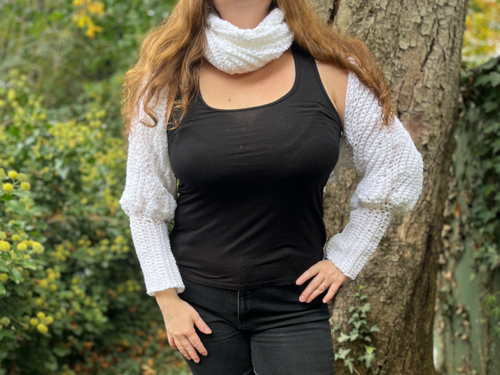 Crochet Pattern Sleeve Scarf "Artis"