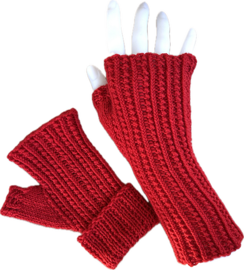 Handstulpen im Landhausstil - Strickanleitung