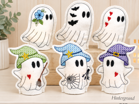ITH LED Stickdatei Cover Gespenster Halloween Geist