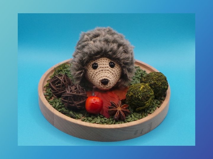 Häkelanleitung kleiner Igel