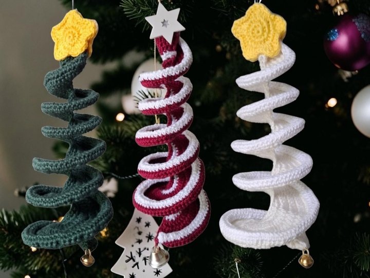 Häkelanleitung Baum Spirale / Windspiel