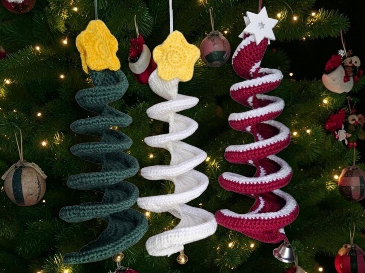 Häkelanleitung Baum Spirale / Windspiel