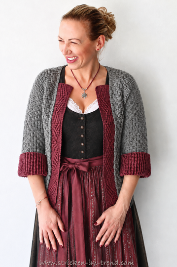 Traditional Cardigan Crochet Pattern with Beautiful Border | AlpenChic