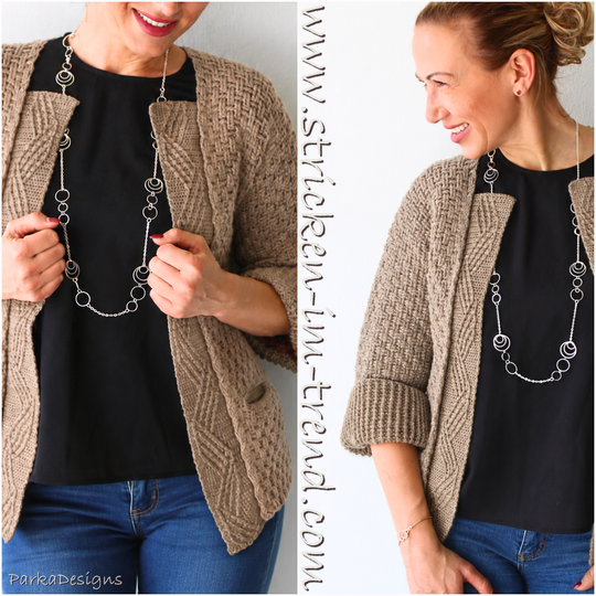 Traditional Cardigan Crochet Pattern with Beautiful Border | AlpenChic