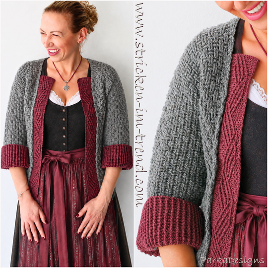Traditional Cardigan Crochet Pattern with Beautiful Border | AlpenChic