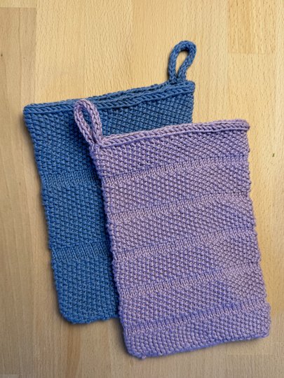 Waschlappen#104, klassischer Waschhandschuh, Strickanleitung