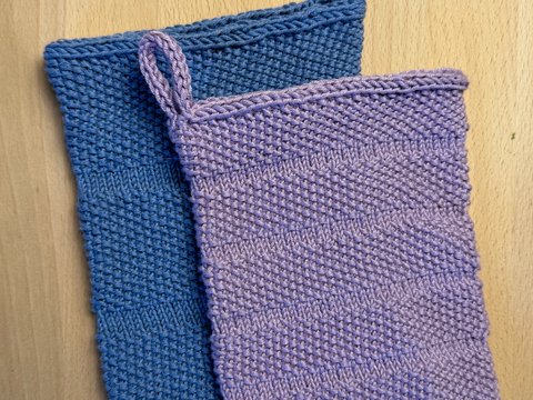 Waschlappen#104, klassischer Waschhandschuh, Strickanleitung