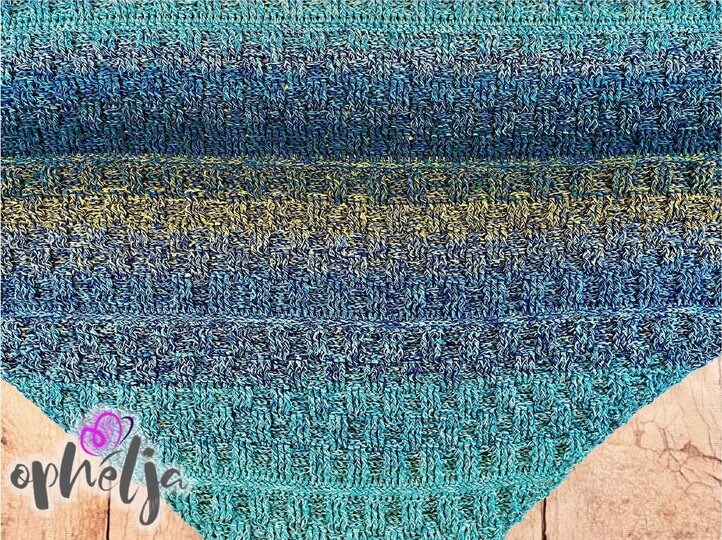 Anleitung für das Dreieckstuch Another Basked Pattern Again