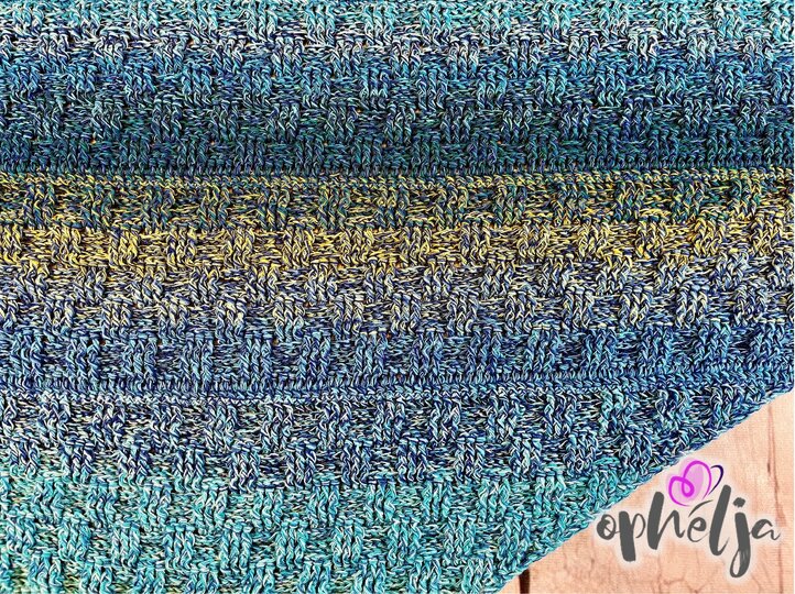 Anleitung für das Dreieckstuch Another Basked Pattern Again