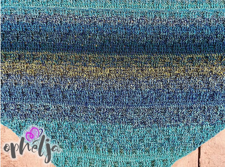 Häkelanleitung Dreieckstuch Another Basked Pattern Again