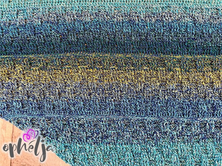 Häkelanleitung Dreieckstuch Another Basked Pattern Again