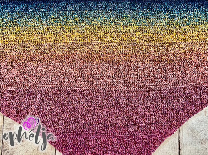 Häkelanleitung Dreieckstuch Another Basked Pattern Again