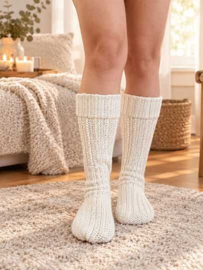 Socken häkeln mit Zopfmuster – Für alle Schuhgrößen anpassbar