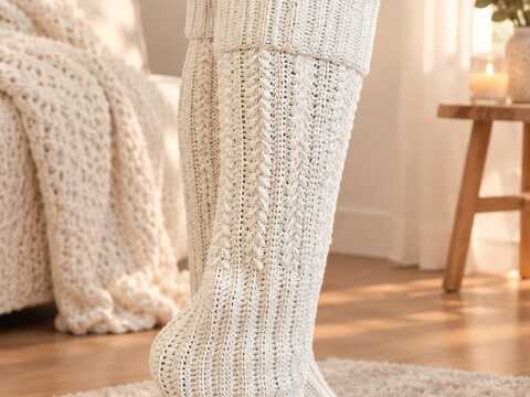 Socken häkeln mit Zopfmuster – Für alle Schuhgrößen anpassbar