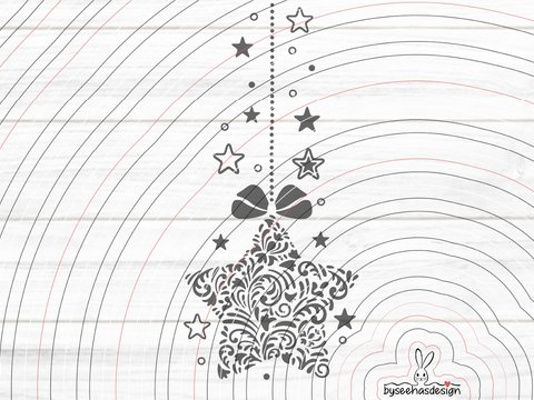 Ornament Stern Plotterdatei SVG DXF
