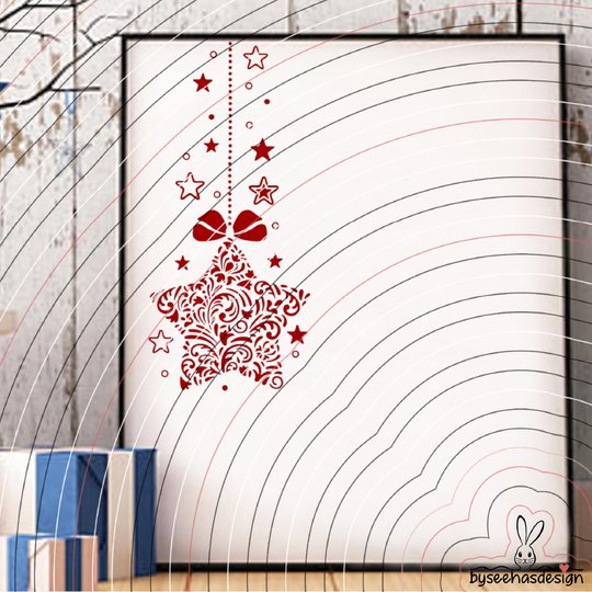 Ornament Stern Plotterdatei SVG DXF