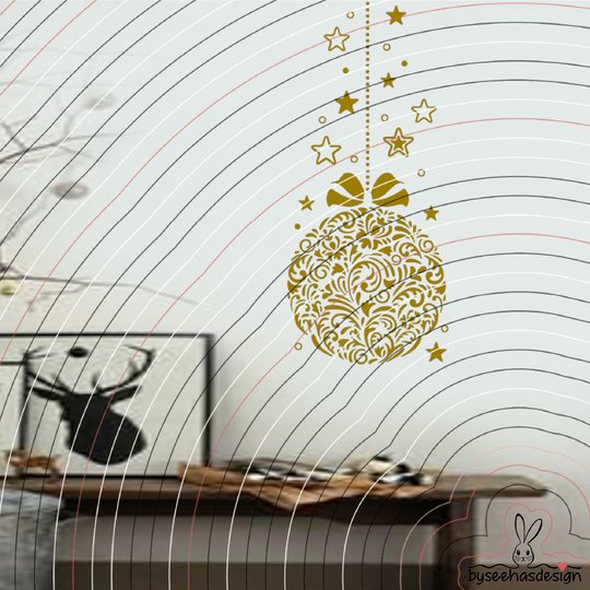 Ornament Kugel Plotterdatei SVG DXF
