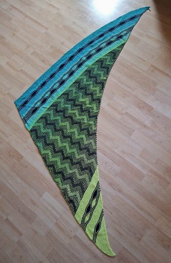 Tuch Aurora Verde