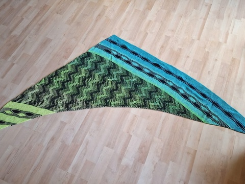 Tuch Aurora Verde